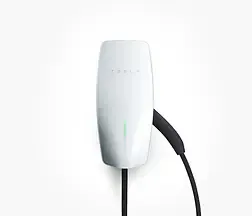 Tesla Wall Connector mounted on a residential wall